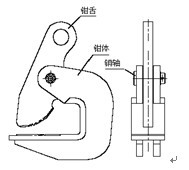 橫鉗結構簡圖